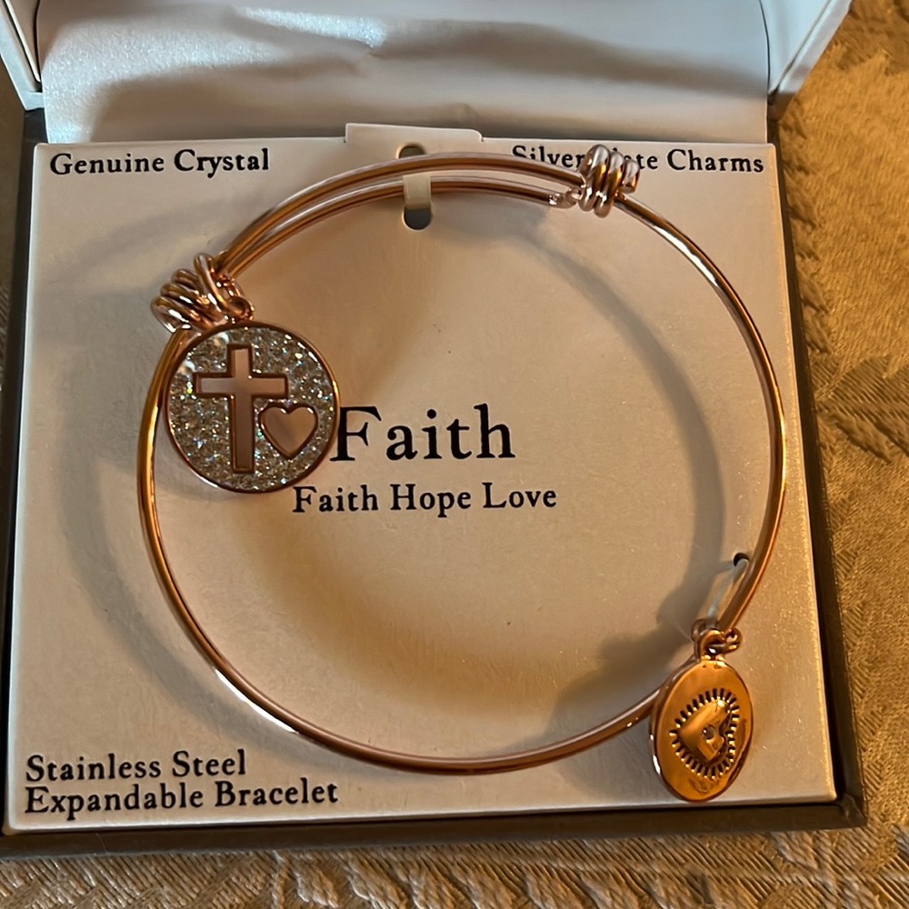 Faith Bracelet Gratitude & Grace NIB